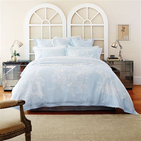 Light Blue Linen Bedding